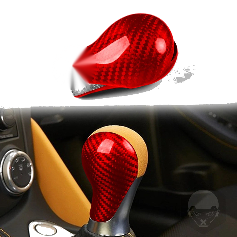 NISSAN 370Z (2009-2018) 2 x Red Inner Center Gear Shift Knob Side Covers