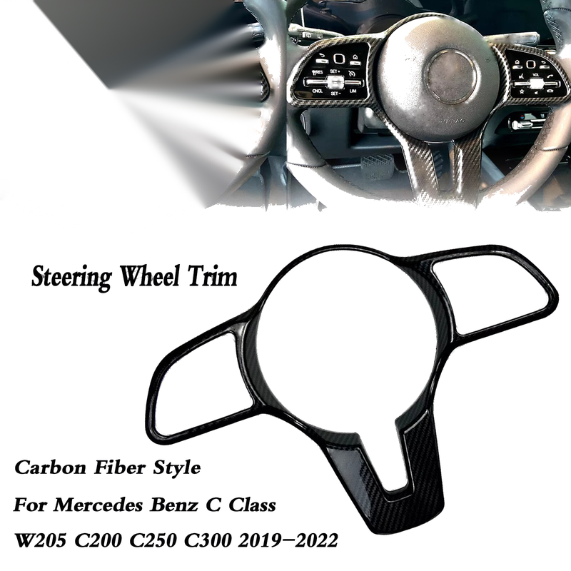 Mercedes Benz C Class W205 Steering Wheel Cover (2019-2023)