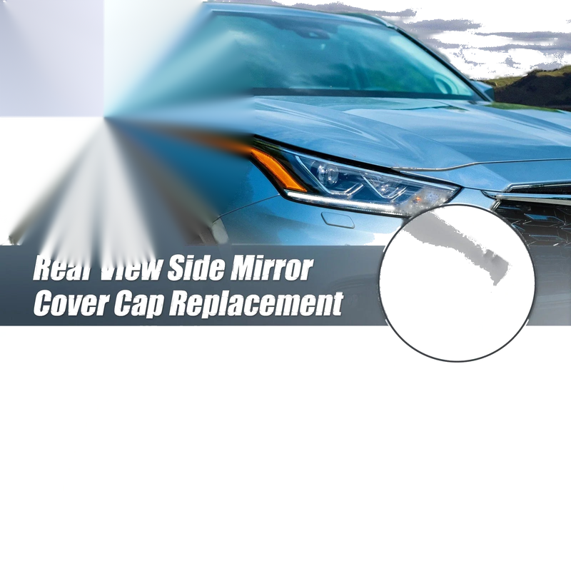 Toyota Highlander Right Side Mirror Cover Cap Replacement White (2020–2022)