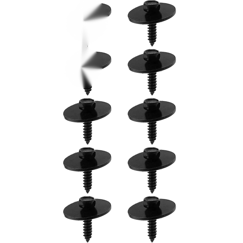 Benz W203 W204 S203 S204 10x Metal Body Fender Screws (2000-2015)