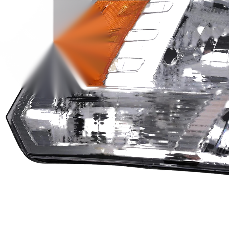 Dodge Ram Chrome Quad Headlight Passenger Side RH (2009–2018)