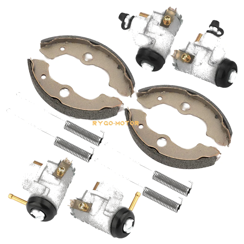 Honda Rancher TRX350 Front Brake Wheel Cylinders All 4 W/Shoes (2000–2003)