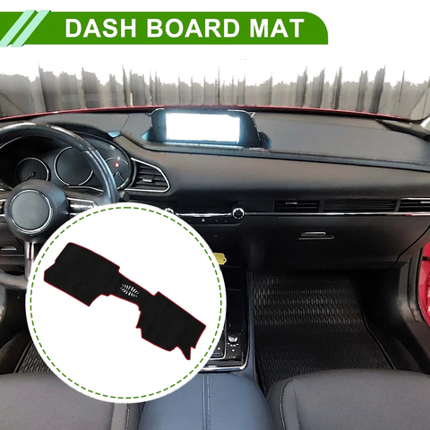 Mazda CX-30 20-24 Sun Protector Pad Black Red Dashboard Cover Mat