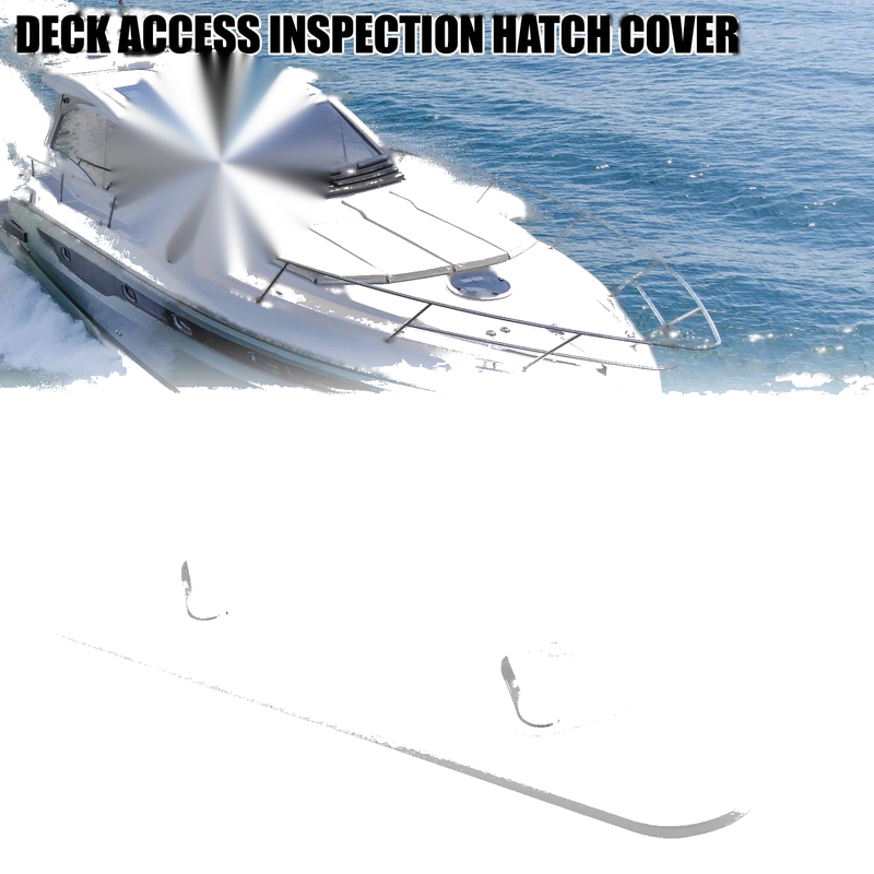 Boat White Hatch Cover 23.9 x 9.57 Marine Deck Access Hatch Cover