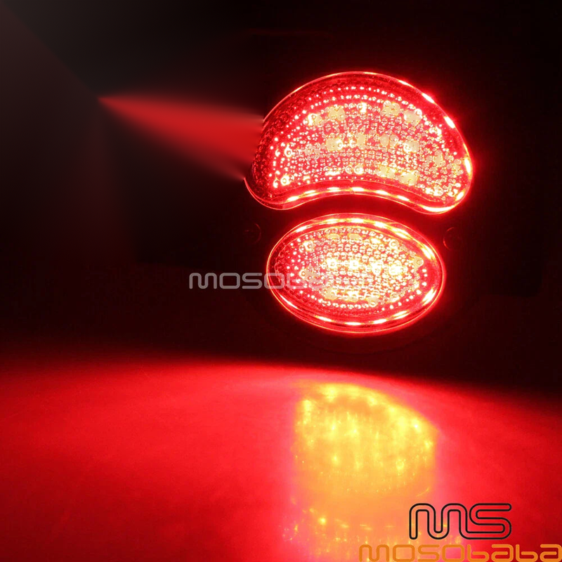 Ford Model A Black LED Taillight Run Brake Light (1928-1931)