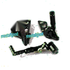 Suzuki GSXR 600 750 K11 (2011-2023) Black Rearset Foot Pegs