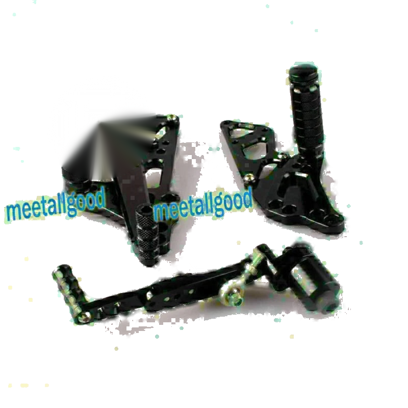 Suzuki GSXR 600 750 K11 (2011-2023) Black Rearset Foot Pegs