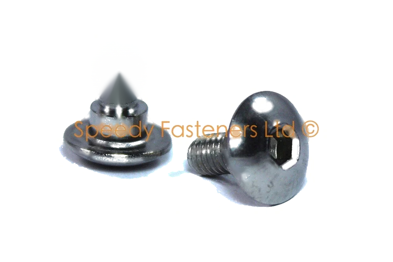 Triumph Inox 2 x carenatura Sedile Bulloni m6 X 12mm Con 4mm Spalla Collo