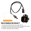 Mitsubishi Montero Sport Front Rear Oxygen Sensor (1997-2004)