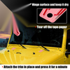 Jeep Wrangler 2-Door / 4-Door 2 x Engine Hood Hinge Covers (2007-2018)