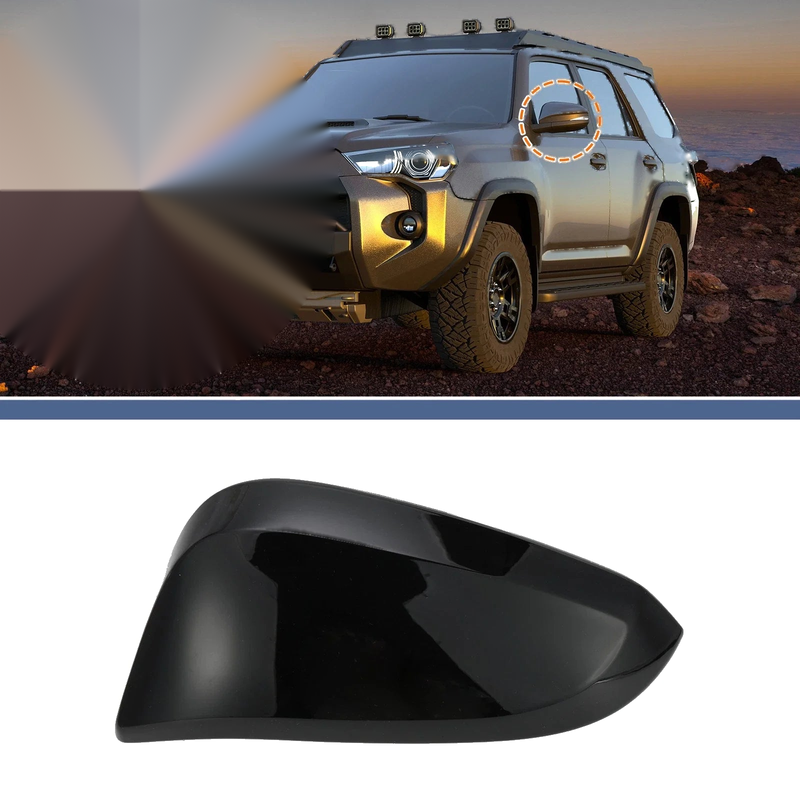 Toyota 4Runner Left Side Mirror Cover Cap Gloss Black
