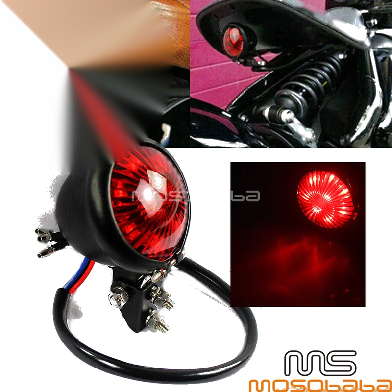 Harley-Davidson Scrambler LED Rear Taillight Red Lens