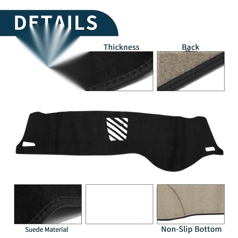 BMW 5 Series F10 F11 Sun Protector Pad Black Dash Cover Mat