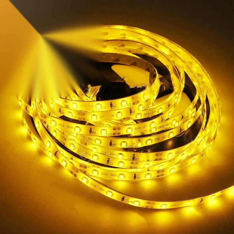 Boat Truck Car SUV RV 5M 12V Amber 300 LED Waterproof Strip Light