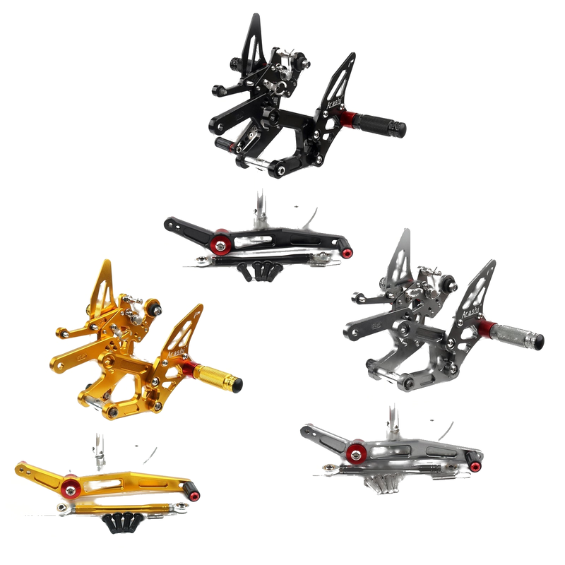 Yamaha Yzf R6 2020 Generic Motorcycle Adjustable Rearset Rearsets Foot Pegs
