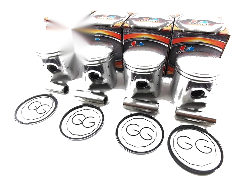 YAMAHA RZ500 YPVS (1984-1986) - 57.4mm Rings & Clips 1mm O/S Piston Set