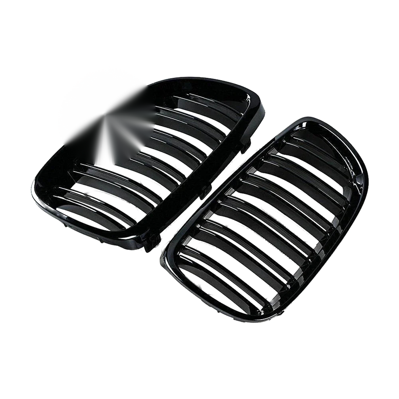 2006-2013 BMW E92 E93 M3 Gloss Black Front Kidney Grille (2006-2013)