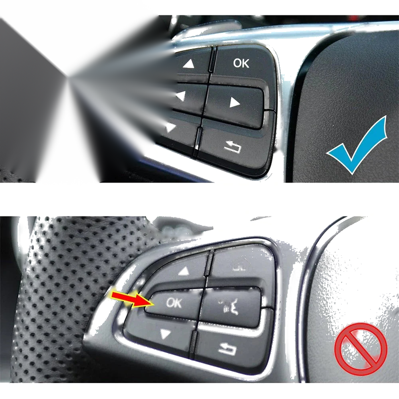 Mercedes Benz A B GLA GLS GLE Steering Wheel Control Switch Buttons