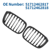 BMW X3 G01 (2020-2023) Matte Black Front Upper Bumper Grille