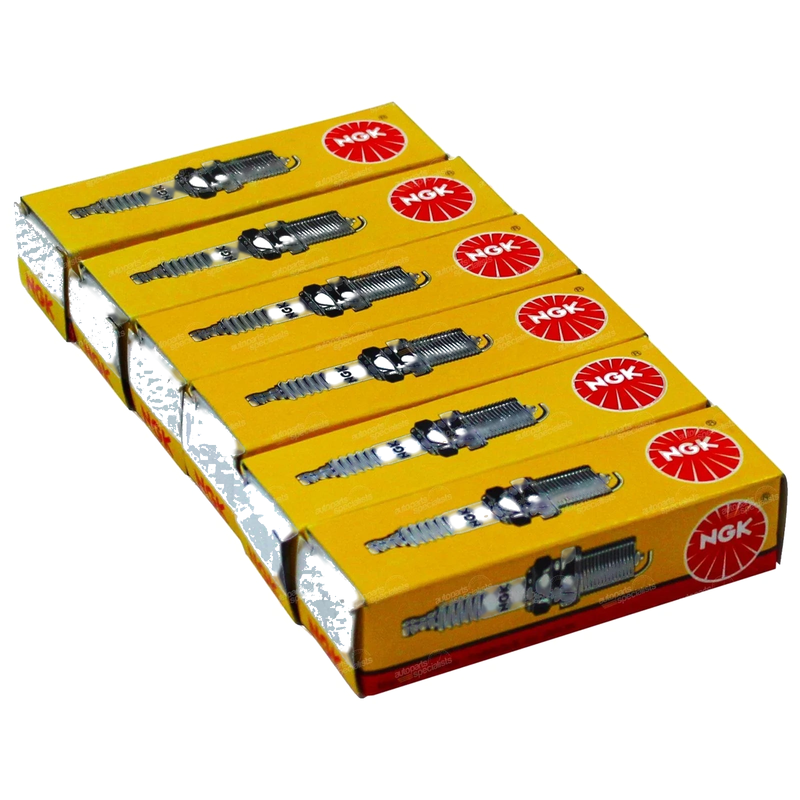 BMW 733i E23 Set of 6 NGK Spark Plugs (1980 - 1982)