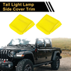 Jeep Wrangler JL JLU (2018-2024) Yellow Tail Light Cover Trim
