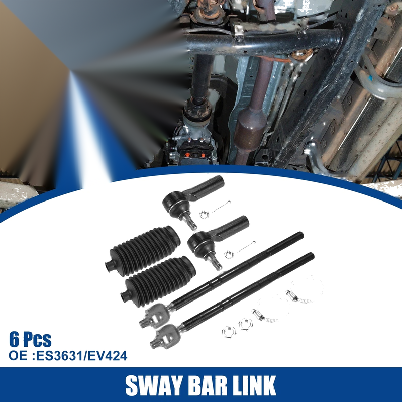 Ford Escape 6 Pcs Tie Rods (2001-2012)