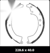Toyota Celica RA23 RA28 RA40 2x Rear Brake Shoe Drum Overhaul Kit