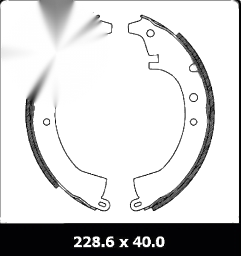 Toyota Celica RA23 RA28 RA40 2x Rear Brake Shoe Drum Overhaul Kit