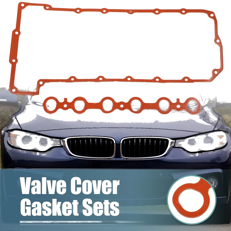 BMW 325i Base 3.0L L6 Set Valve Cover Gasket (2001-2005)