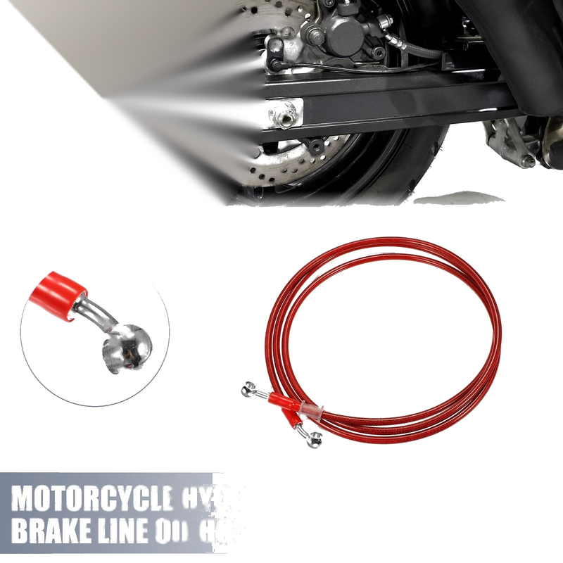 Motorcycle Brake Line 230cm 10mm ID Motorcycle Hydraulic Brake Hose Pipe