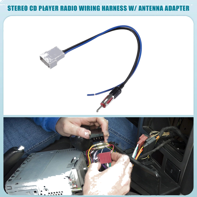 Nissan Stereo CD Player Radio Wiring Harness & Antenna Adapter (2007-2020)