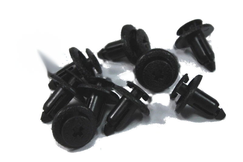 Honda Motocicleta 10 x Carenado Panel Clips Plástico Tornillo Remache 6mm