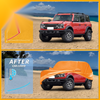 Ford Bronco 4DR Orange Waterproof All Weather Car Cover (2021-2023)
