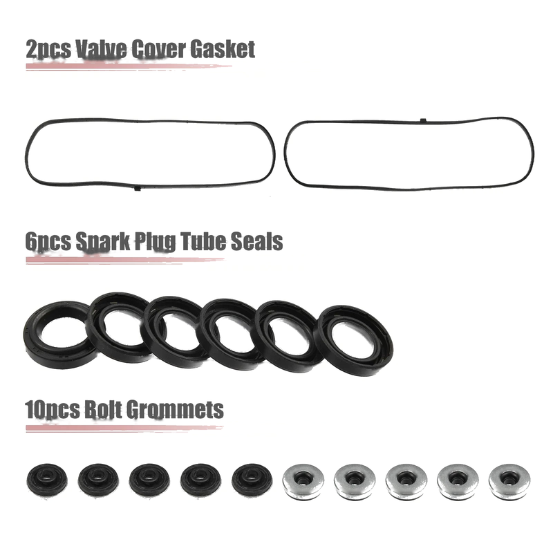 Honda Accord Odyssey Pilot Engine Valve Cover Gasket Set (2003-2012)