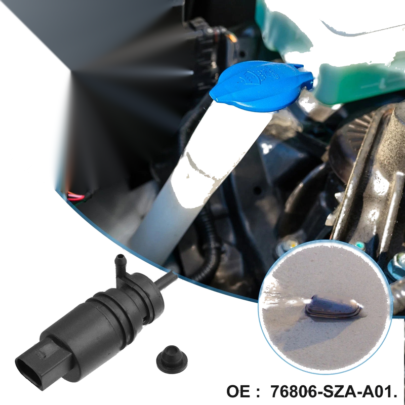 Honda Pilot Windshield Washer Pump with Grommet (2009-2011)
