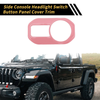 Jeep Gladiator JT (2020-2024) - Pink 1 Pc Headlight Button Panel Cover