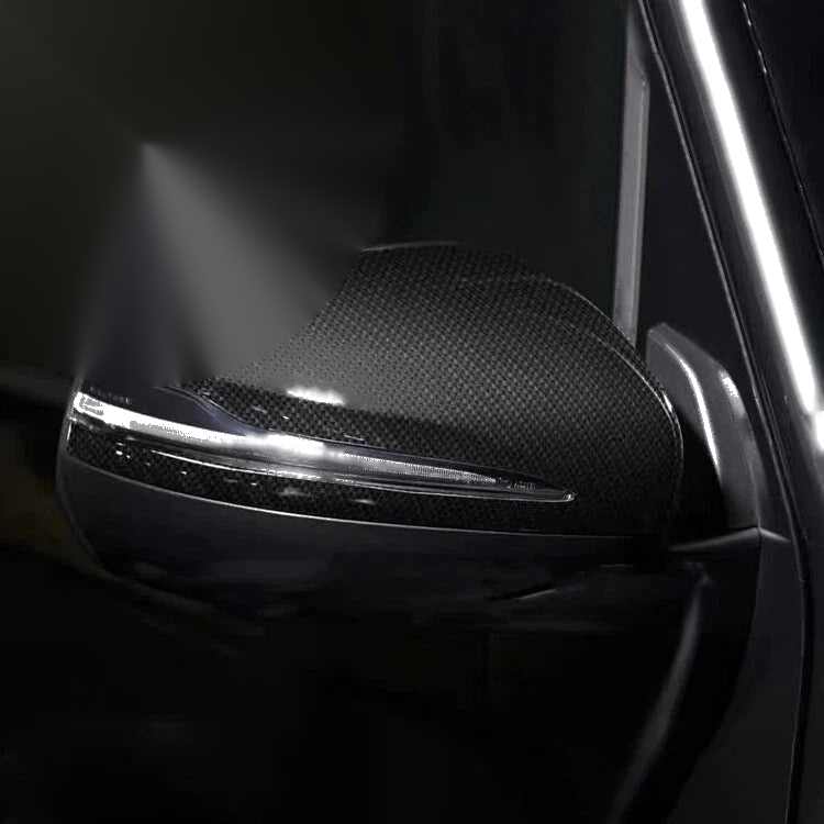 Benz W464 W463A G-Class Glossy Carbon Fiber Mirror Covers (2019-2023)