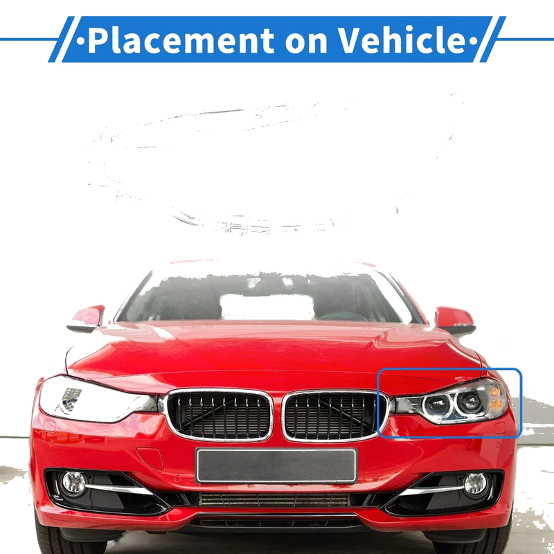 BMW 3 Series F30 1 Pc Front Left Headlight Lens Cover