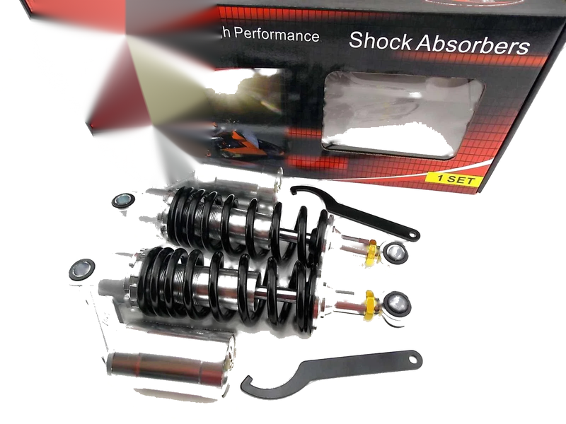 Harley Davidson FLTR Road Glide 11" JBS Nitrogen Rear Shock Absorbers (2014-2023)