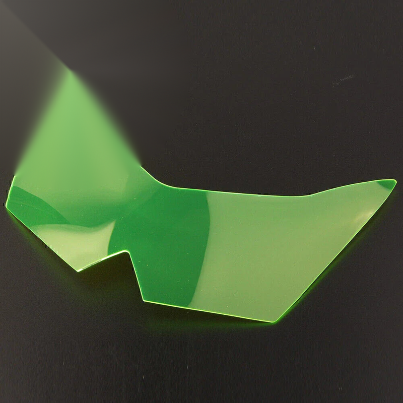 Kawasaki Z750 Z750R Z1000 Headlight Guard Shield Green Lens Cover (2004-2019)
