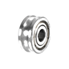 U Groove Bearing 10x32x14mm Double Shielded Ball Bearing
