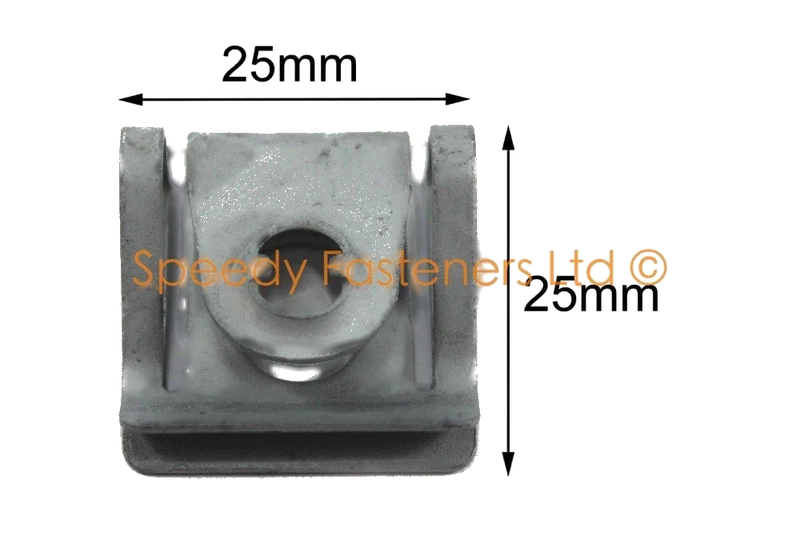 Yamaha R1 6x Dzus Fairing Fastener Clips Plate (1998–2001)