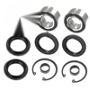 Honda Rincon TRX650FA 650FGA 4x4 Front Wheel Bearing Seals Kit (2003–2005)