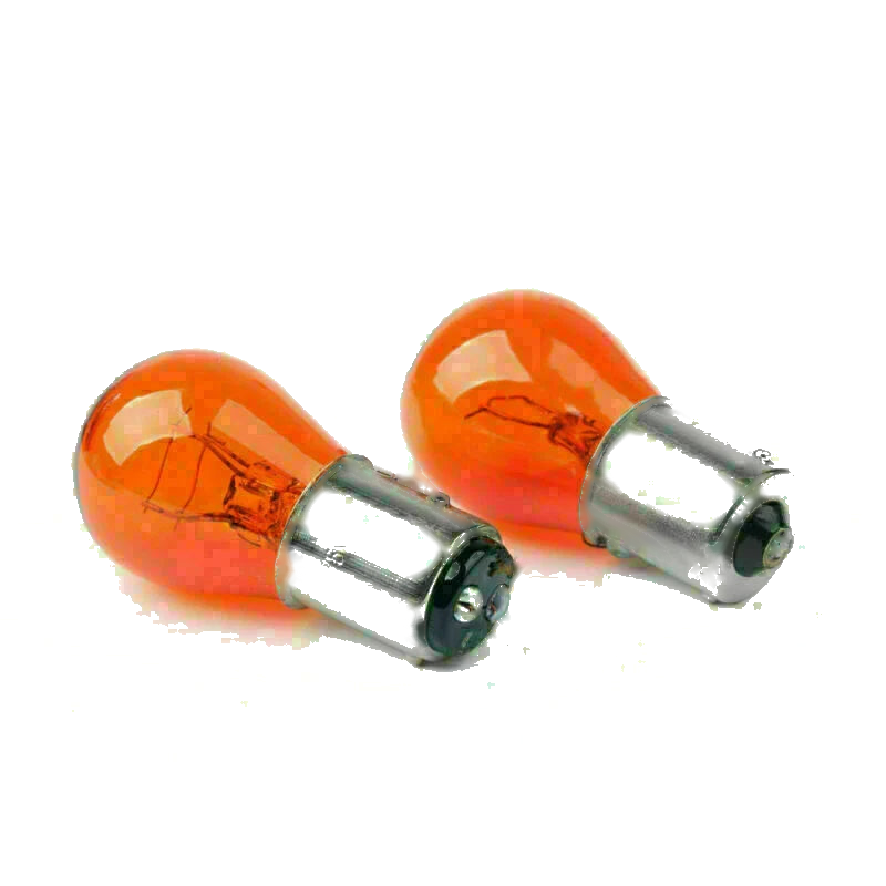 Harley Softail Dyna Sportster (2002-2023) Orange 4 x Flashing Light Lens