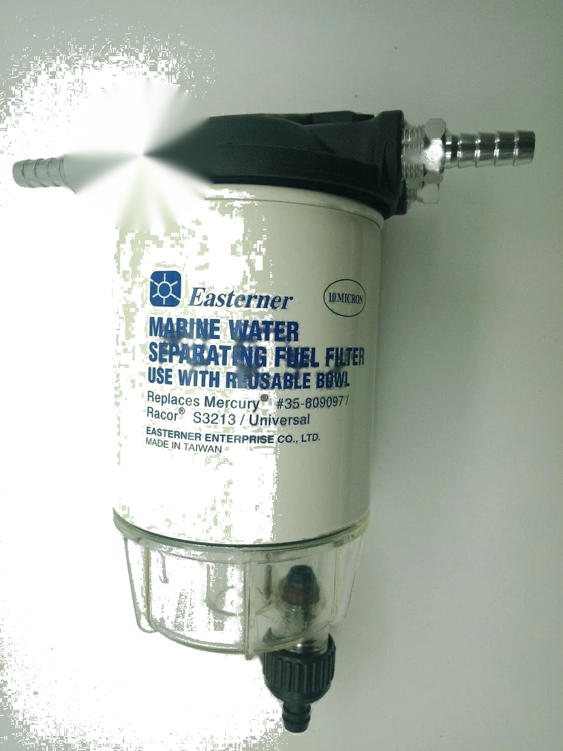 OMC / BRP Outboard Water Separator Kit, Fuel Filter, Clear Bowl & Manifold