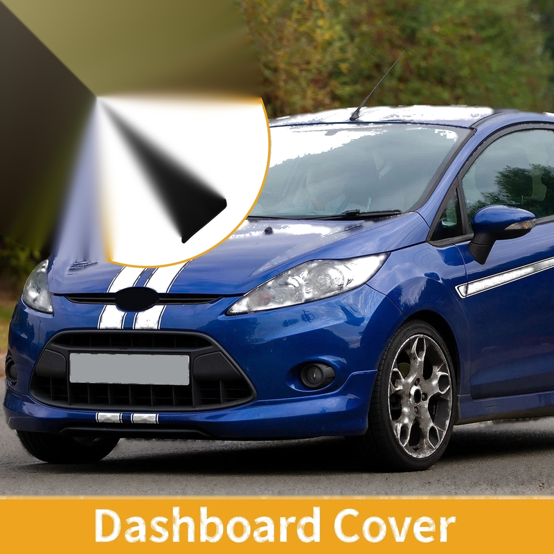Ford Fiesta MK7 (2009-2017) Black 1 x Pc Dashboard Cover Mat