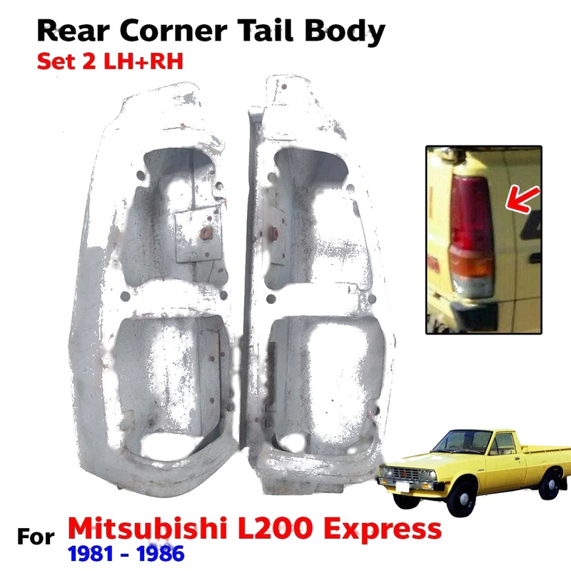 For Mitsubishi L200 Express Pickup UTE 1981-86 Rear Gate Tail Body Corner 2 PCS