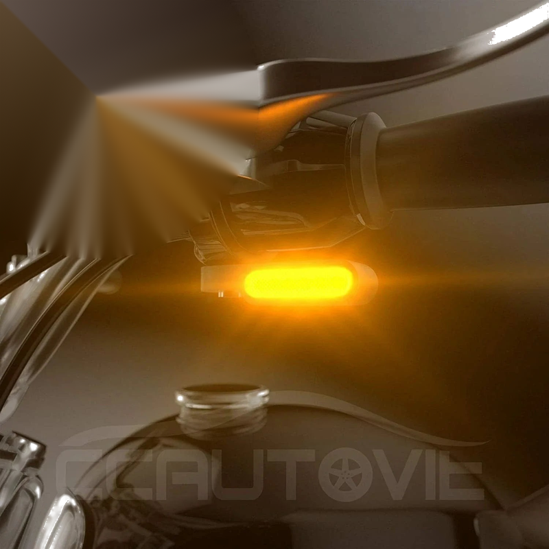 Harley Motorcycle Handlebar 6 x LED Turn Signal Indicators Lights