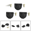Harley Sportster 4 x Battery Left Side Cover Clips + Screws (2004-2018)