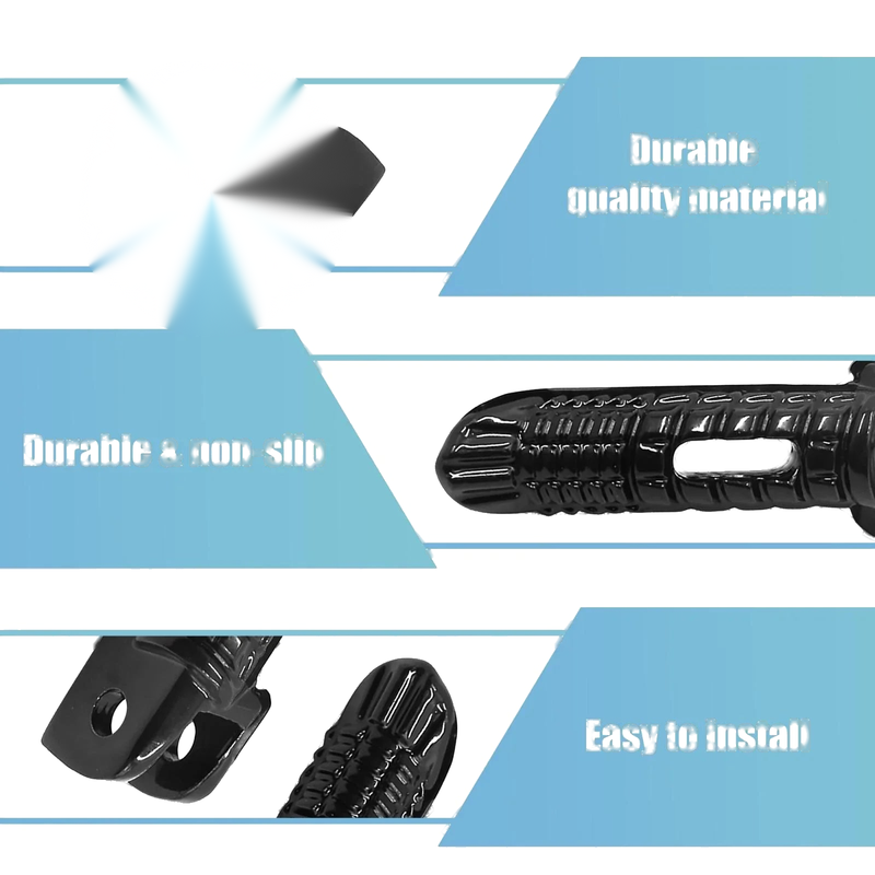 Suzuki 8mm Aluminum Alloy Motorcycle Footpegs